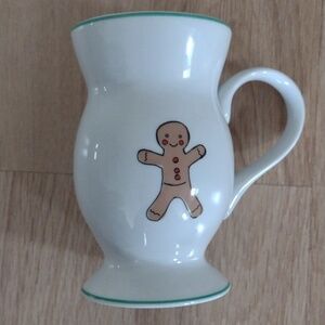 Gingerbread Pedestal 10 Oz. Mug with Gingerbread Coffee Recipe Rare Find